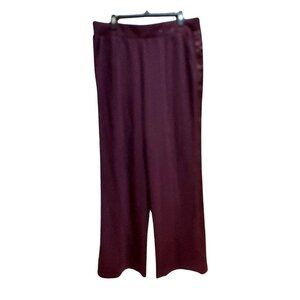 Stylus Women's Mauve Pink Trouser Pants XL Soft Casual Relaxed Fit Chinos